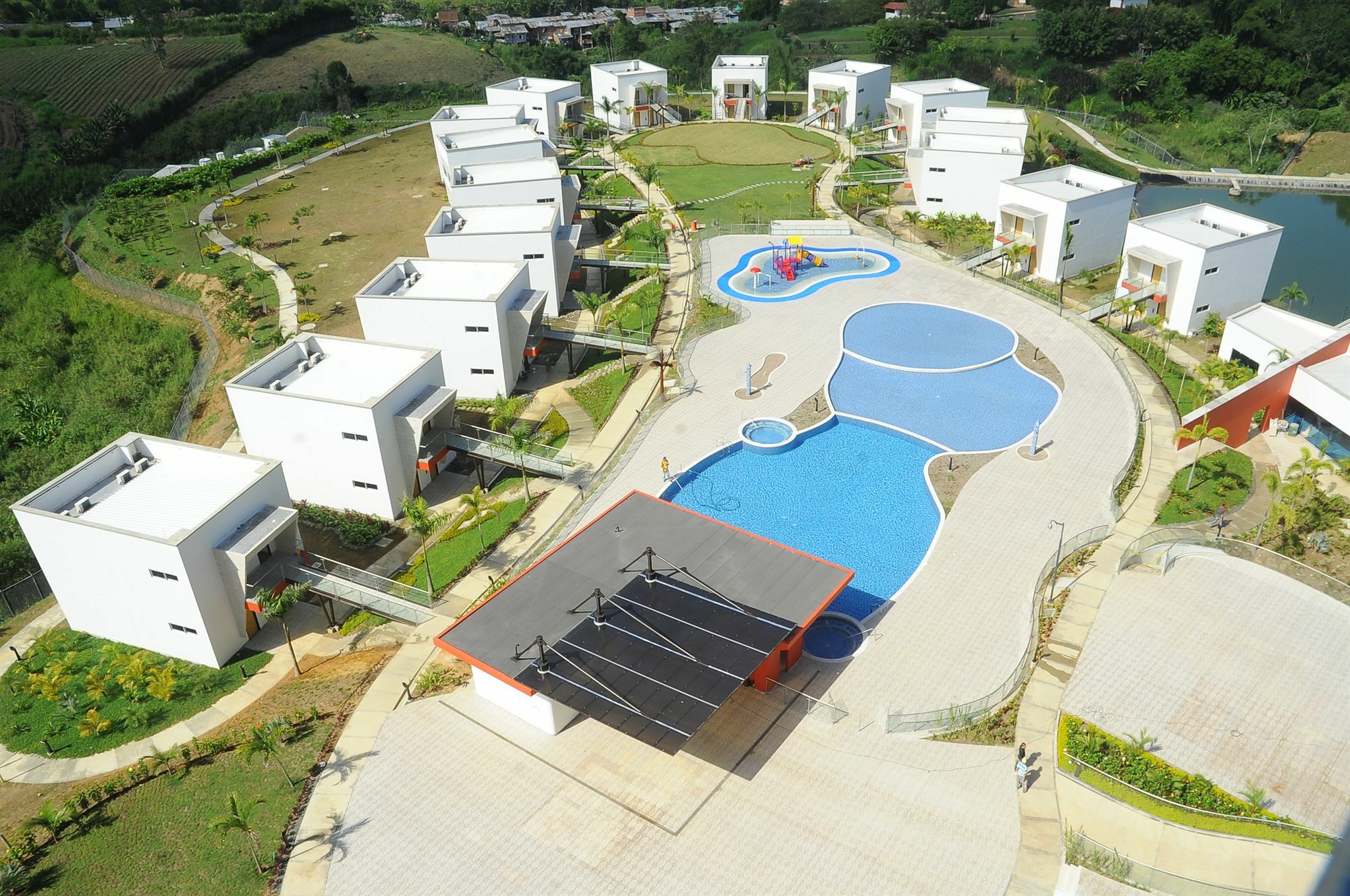 Sonesta Hotel Pereira Cerritos Exterior photo Aerial view of the resort